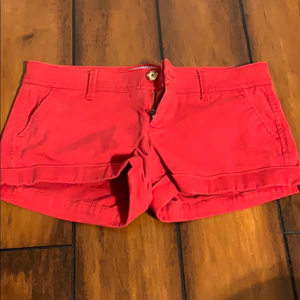 Red shorts